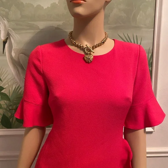 KARL LAGERFELD. Crêpe ruffled dress great condition - Picture 5 of 6